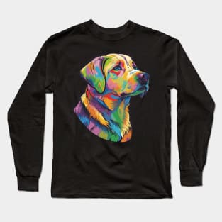 Labrador Retriever Dog Art Long Sleeve T-Shirt